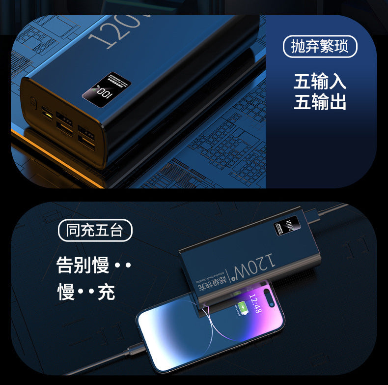 (3C Certified) 30,000mAh Power Bank  Ultra-Large Capacity 22.5W Fast Charging Portable Charger | 3万毫安充电宝 (超大容量22.5W快充, 3C认证, 含证书查看)