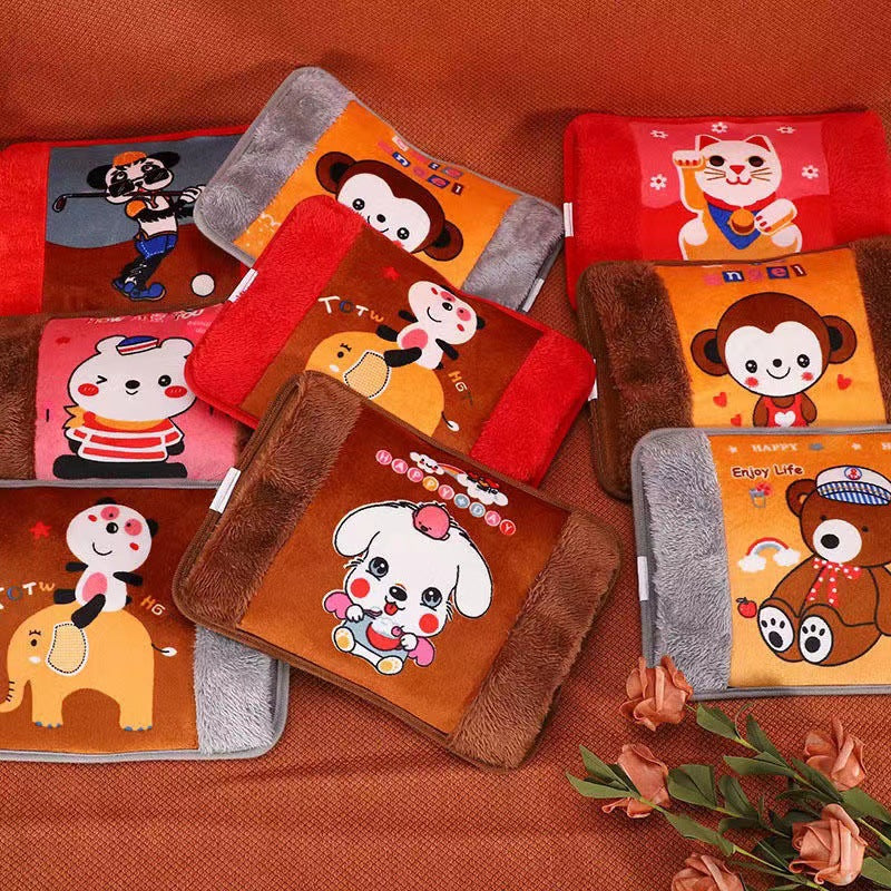 Rechargeable Plush Hot Water Bottle Hand Warmer - Gift for Girls | 充电式毛绒热水袋暖手宝 (女生礼物)