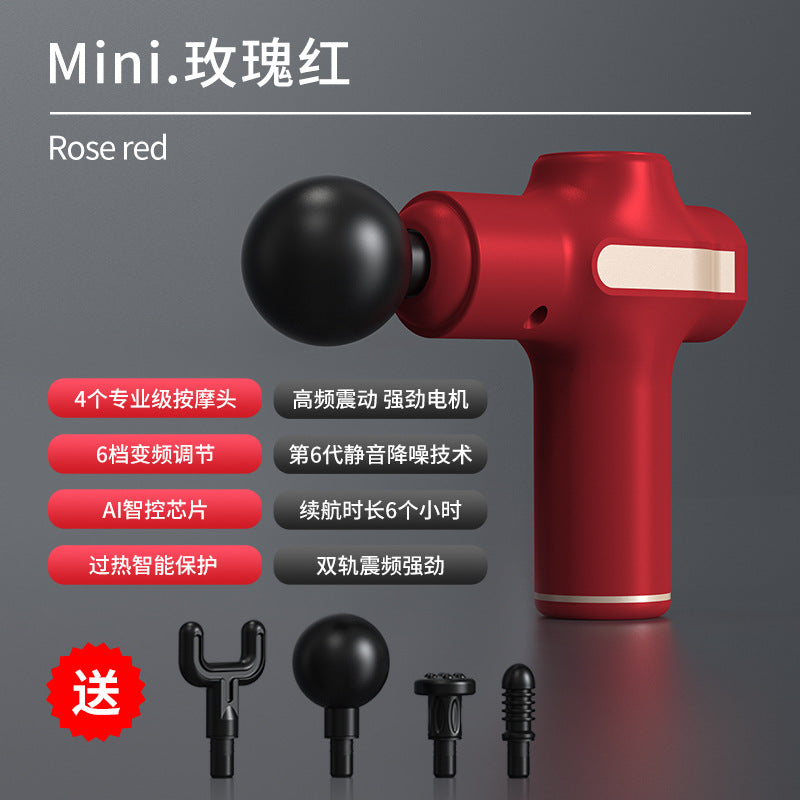 Portable Home Fascia Gun  Small Muscle Massage & Relaxation Tool | 家用便携筋膜枪 (小巧肌肉按摩放松器)