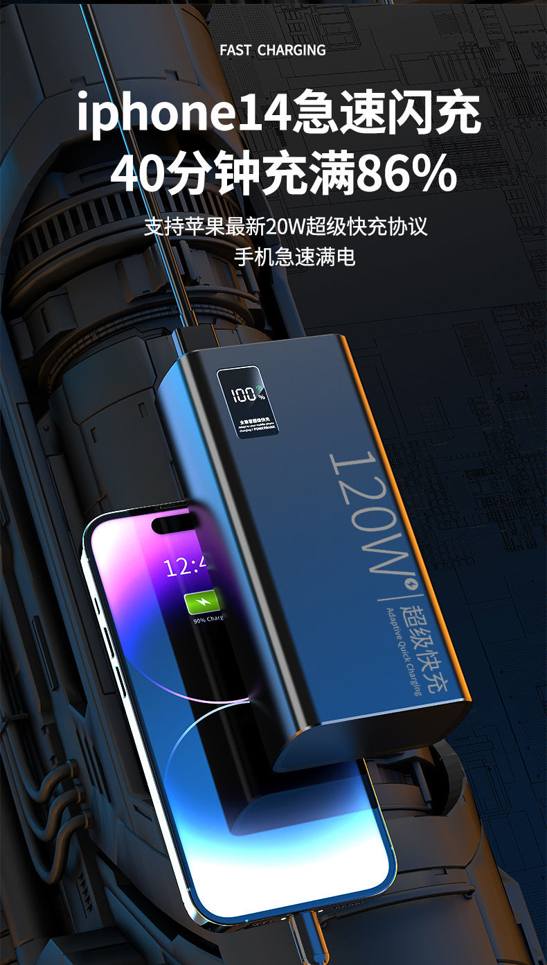 (3C Certified) 30,000mAh Power Bank  Ultra-Large Capacity 22.5W Fast Charging Portable Charger | 3万毫安充电宝 (超大容量22.5W快充, 3C认证, 含证书查看)