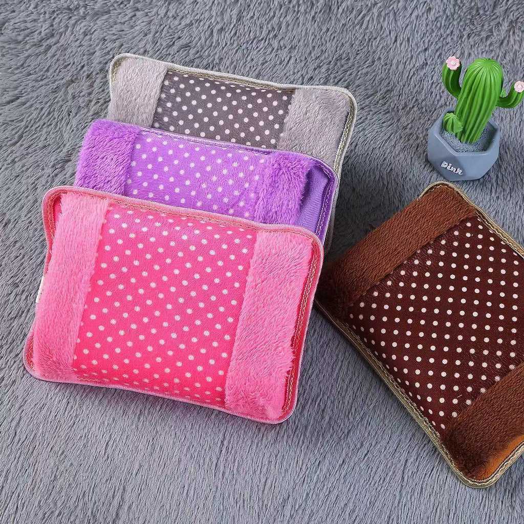 Rechargeable Plush Hot Water Bottle Hand Warmer - Gift for Girls | 充电式毛绒热水袋暖手宝 (女生礼物)